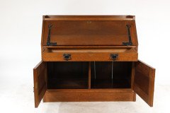 Leonard Wyburd for Liberty and Co. a Good Quality Liberty and Co Oak Bureau - Thumbnail 2