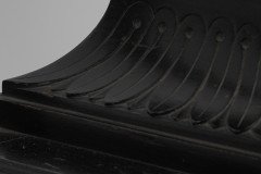 Henry W Batley Aesthetic Movement Ebonised Pedestal Stand with Carved Sunflowers - Thumbnail 5