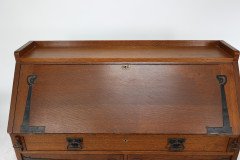 Leonard Wyburd for Liberty and Co. a Good Quality Liberty and Co Oak Bureau - Thumbnail 16