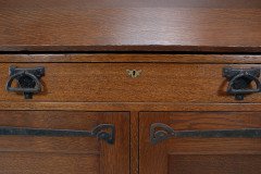 Leonard Wyburd for Liberty and Co. a Good Quality Liberty and Co Oak Bureau - Thumbnail 17