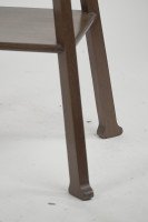 Liberty & Co a Fine Arts & Crafts Mahogany Side Table with Pierced Heart Details - Thumbnail 7