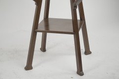 Liberty & Co a Fine Arts & Crafts Mahogany Side Table with Pierced Heart Details - Thumbnail 9