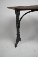 Pair Aesthetic Movement Cast Iron Garden Tables in The Manner of Thomas Jeckyll - Thumbnail 5