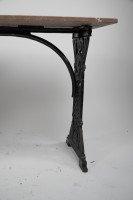 Pair Aesthetic Movement Cast Iron Garden Tables in The Manner of Thomas Jeckyll - Thumbnail 6