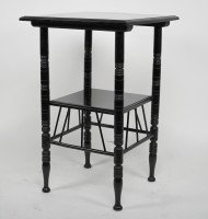 In the Style of E. W. Godwin. an Ebonised Side Table - Thumbnail 2
