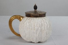Christopher Dresser Attr Three- Piece Tea Set Made by Coalport for Hukin & Heath - Thumbnail 2