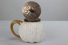 Christopher Dresser Attr Three- Piece Tea Set Made by Coalport for Hukin & Heath - Thumbnail 3
