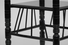E. W. Godwin In the Style of – Aesthetic Movement Ebonised Side Table - Thumbnail 7