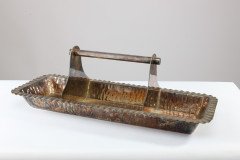 Aesthetic Movement Electro- Plated Oblong Tray by Hukin and Heath - Thumbnail 4