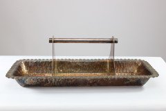 Aesthetic Movement Electro- Plated Oblong Tray by Hukin and Heath - Thumbnail 5
