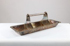 Hukin & Heath – Aesthetic Movement Oblong Electro-Plated Serving Tray - Thumbnail 6
