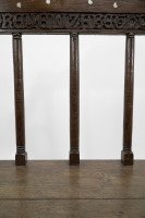 Arts & Crafts Inlaid Oak Settle Probably Commissioned by Sir Samuel Morton - Thumbnail 10