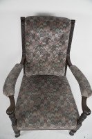 H. W. Batley Attri, Jas Shoolbred an Aesthetic Movement Mahogany Armchair. - Thumbnail 7