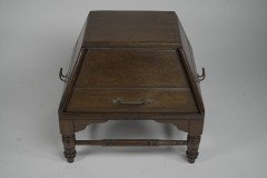 Dr. Christopher Dresser for Benham & Froud a Rare Aesthetic Movement Oak Coal Box - Thumbnail 2