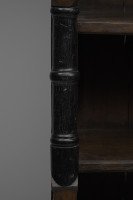 Pugin, Gothic Revival Bookcase with Carved Florets, Acorns & Oak Leaf Decoration - Thumbnail 8