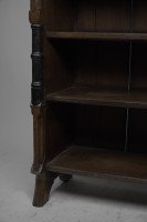 Pugin, Gothic Revival Bookcase with Carved Florets, Acorns & Oak Leaf Decoration - Thumbnail 9