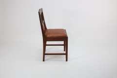 Pair of Secessionist Style Oak Side Chairs with Ebonized Spindles - Thumbnail 5