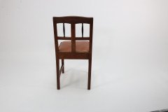 Pair of Secessionist Style Oak Side Chairs with Ebonized Spindles - Thumbnail 7