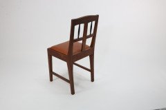 Pair of Secessionist Style Oak Side Chairs with Ebonized Spindles - Thumbnail 8