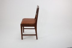Pair of Secessionist Style Oak Side Chairs with Ebonized Spindles - Thumbnail 9