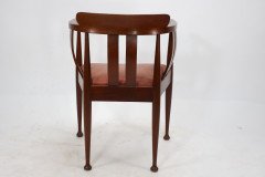 William Birch (probably). an Arts and Crafts Walnut Armchair - Thumbnail 4