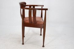 William Birch (probably). an Arts and Crafts Walnut Armchair - Thumbnail 6