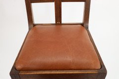Pair of Secessionist Style Oak Side Chairs with Ebonized Spindles - Thumbnail 17