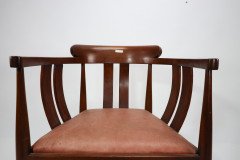 William Birch (probably). an Arts and Crafts Walnut Armchair - Thumbnail 8
