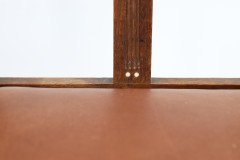 Pair of Secessionist Style Oak Side Chairs with Ebonized Spindles - Thumbnail 19