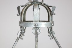An Arts and Crafts, Cotswold School. Hand Wrought Spherical Chandelier - Thumbnail 9