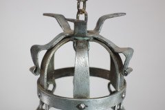 An Arts & Crafts, Cotswold School. Hand Wrought Spherical Chandelier - Thumbnail 11