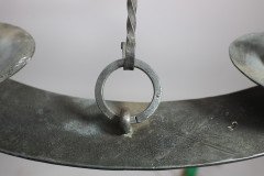 An Arts & Crafts, Cotswold School. Hand Wrought Spherical Chandelier - Thumbnail 13