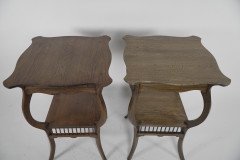 E. W. Godwin (style Of). a Pair of Ash Arts & Crafts Anglo- Japanese Side Tables - Thumbnail 3