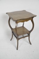 E. W. Godwin (style Of). a Pair of Ash Arts & Crafts Anglo- Japanese Side Tables - Thumbnail 6