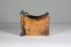 Royal Doulton. An Aesthetic Movement Three-Section Salt Glaze Window Sill Planter - Thumbnail 5