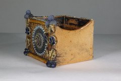 Royal Doulton. An Aesthetic Movement Three-Section Salt Glaze Window Sill Planter - Thumbnail 16