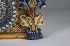 Royal Doulton. An Aesthetic Movement Three-Section Salt Glaze Window Sill Planter - Thumbnail 26