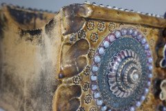 Royal Doulton. An Aesthetic Movement Three-Section Salt Glaze Window Sill Planter - Thumbnail 34