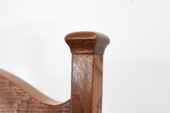 English Arts & Crafts Oak Armchair with a Carved Mouse Inset to the Headrest - Thumbnail 9