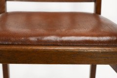 English Arts & Crafts Oak Armchair with a Carved Mouse Inset to the Headrest - Thumbnail 21