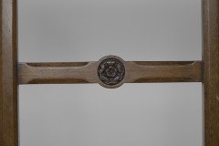 J. G. Crace Attributed. in the Style of a Wn Pugin. a Pair of Gothic Revival Oak Cane Seat Dining Chairs - Thumbnail 10