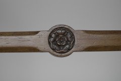 J. G. Crace Attributed. in the Style of a Wn Pugin. a Pair of Gothic Revival Oak Cane Seat Dining Chairs - Thumbnail 11