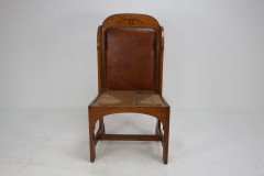 E G Punnett Attributed. Probably Made by William Birch. an Oak Wing Back Chair - Thumbnail 2