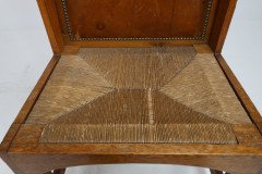 E G Punnett Attributed. Probably Made by William Birch. an Oak Wing Back Chair - Thumbnail 9