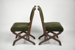 Charles Bevan under Licence to Marsh Jones & Cribb. a Pair of Gothic Revival Side Chairs - Thumbnail 5