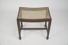 An Arts & Crafts Sturdy Little Walnut Stool - Thumbnail 2