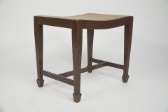 An Arts & Crafts Sturdy Little Walnut Stool - Thumbnail 5