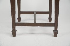 An Arts & Crafts Sturdy Little Walnut Stool - Thumbnail 10