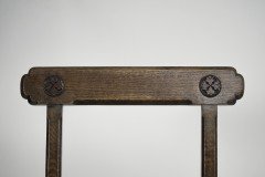 A W N Pugin Attributed, Made by Gillows of Lancaster. a Gothic Revival Oak Side Chair - Thumbnail 8