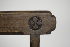 A W N Pugin Attributed, Made by Gillows of Lancaster. a Gothic Revival Oak Side Chair - Thumbnail 9